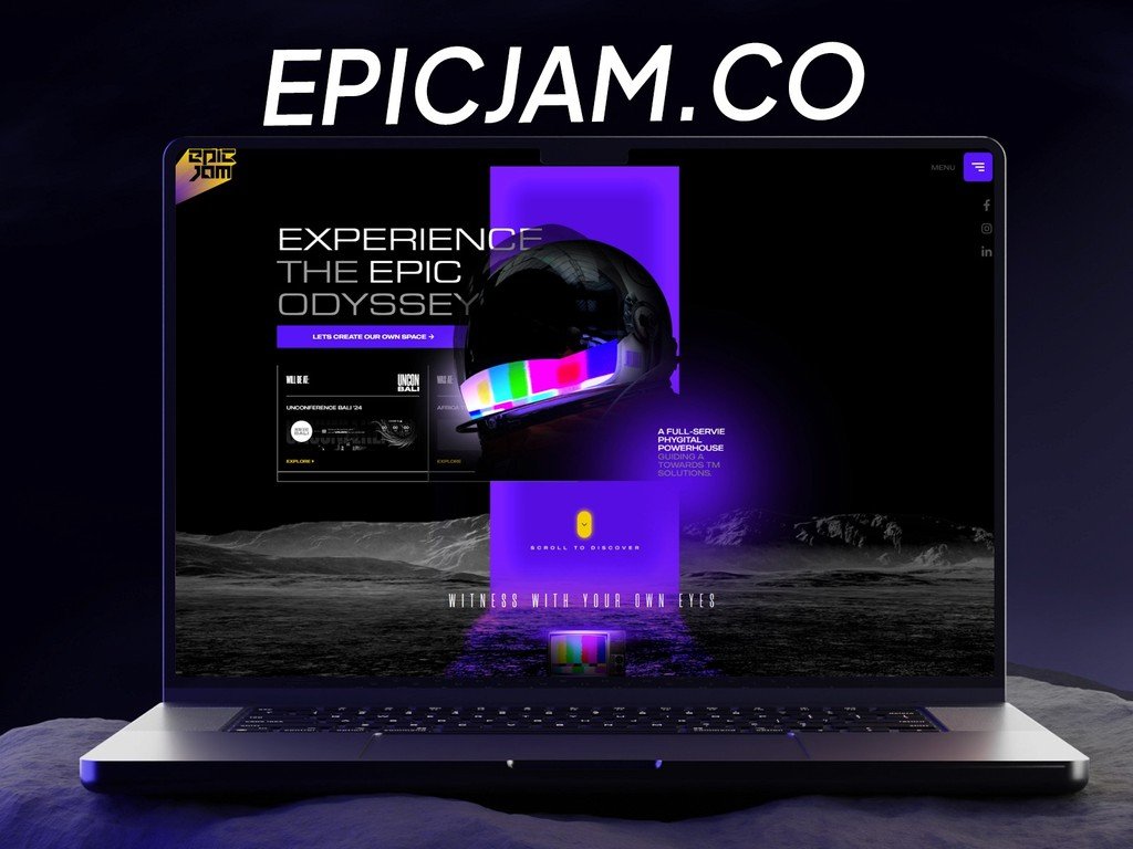 EPICJAM.CO website screenshot